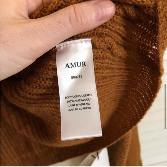 NWT AMUR Jaco Ribbed Turtleneck Sweater - Picture 8 of 9